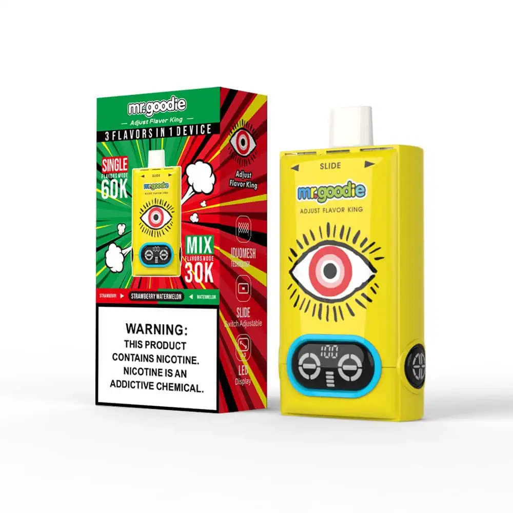Mr Goodie 60K Vape with multiple flavors