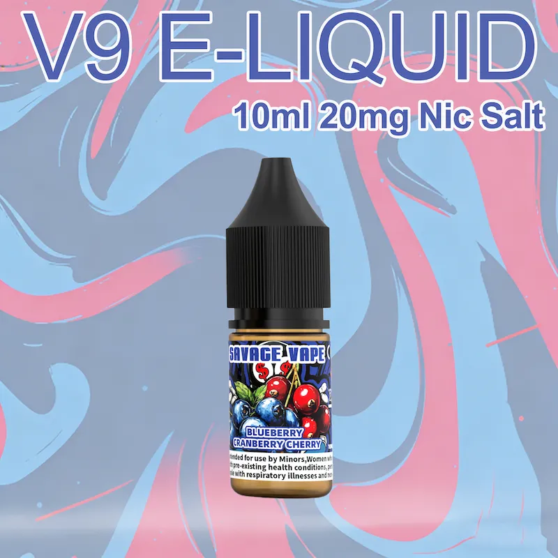 blueberry cranberry cherry Vivivapes Wholesale packaging of SAVAGE Vape V9 e-liquid 10 boxes 2KG unit