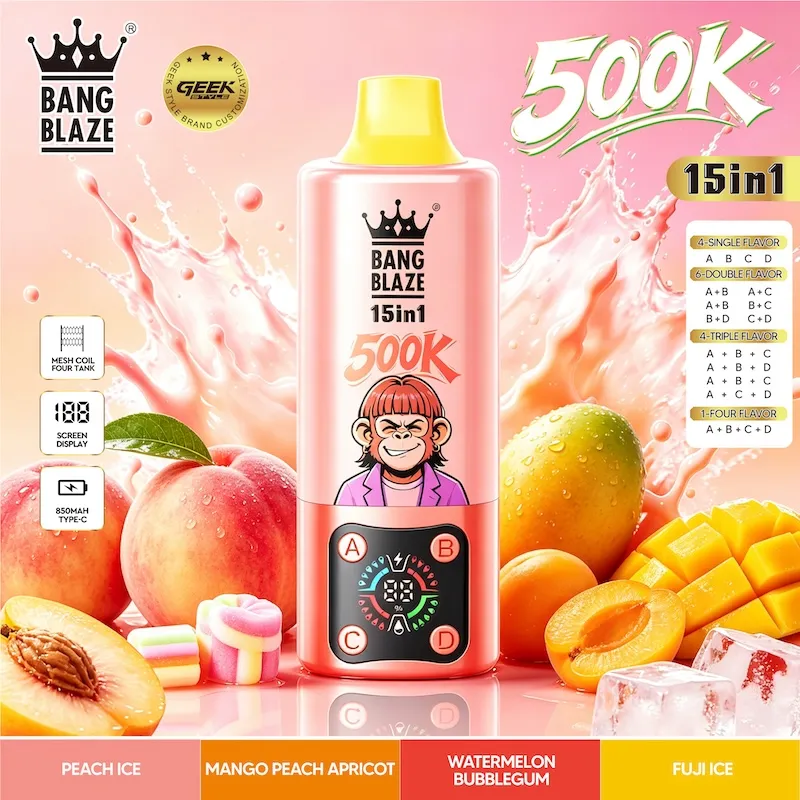 buy bang legend 500k 15in1 Vivivapes Buy authentic BANG BLAZE 500K 15 in 1 disposable vape online with fast shipping.