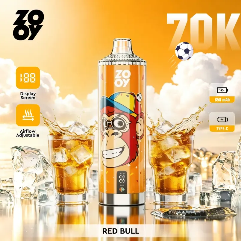 ZOOY Vape Crystal 70K Puffs MTL 70K vape device in multiple colors