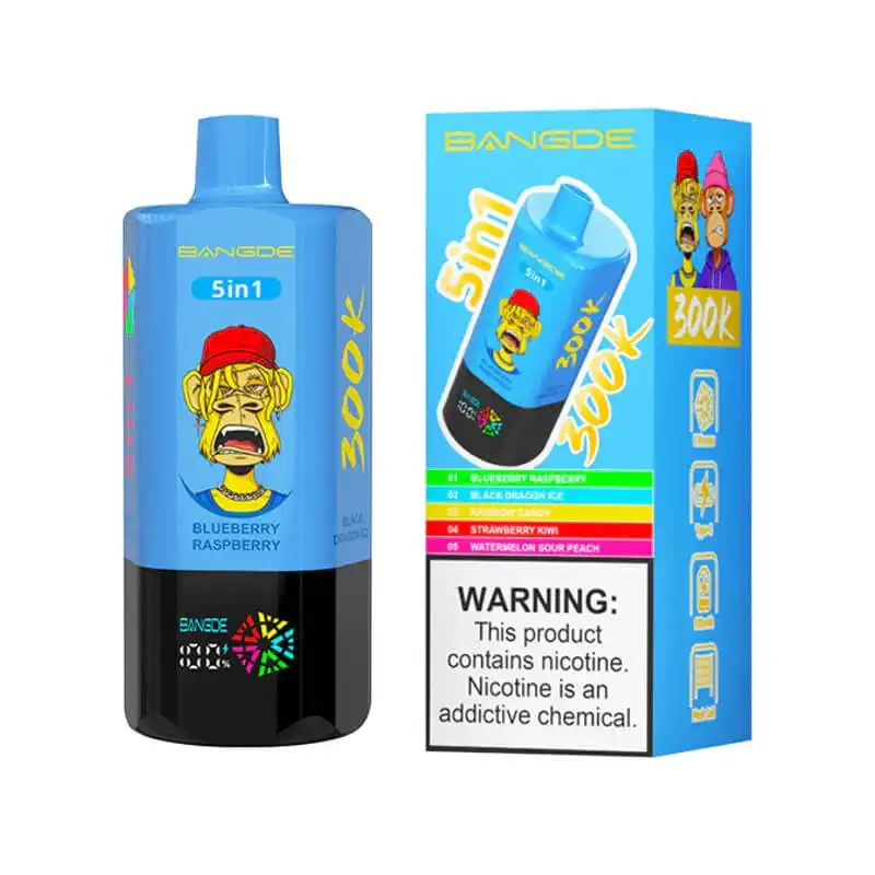 Bang DE 300K Puffs with 5 pre-filled pods assembly