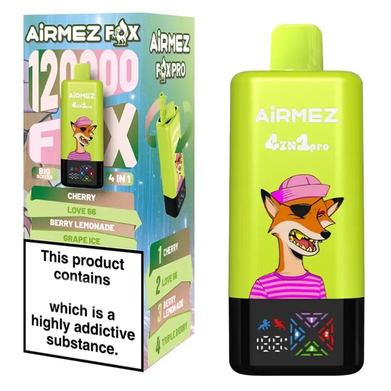 imgi 106 Airmez Fox 120000 Puffs 4in1 Pro 6 Vivivapes Airmez Fox 120k Puffs 4in1 vs RandM Tornado 15000 Disposable Vape