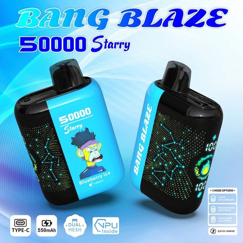 imgi 107 24h vape bang blaze starry 50000 puffs blueberry ice Vivivapes Bang Blaze Starry 50000 Puffs 50k Vape pen