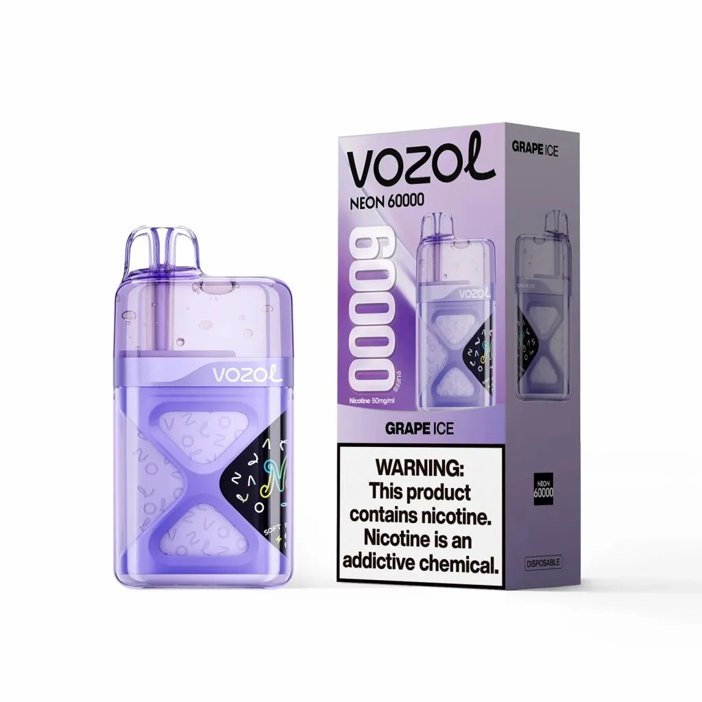 imgi 107 Vozol Neon 60000 Puffs Disposable Vape Grape Ice 1024x1024 1 Vivivapes Ergonomic Mouthpiece of Vozol Neon 60000 Disposable Device