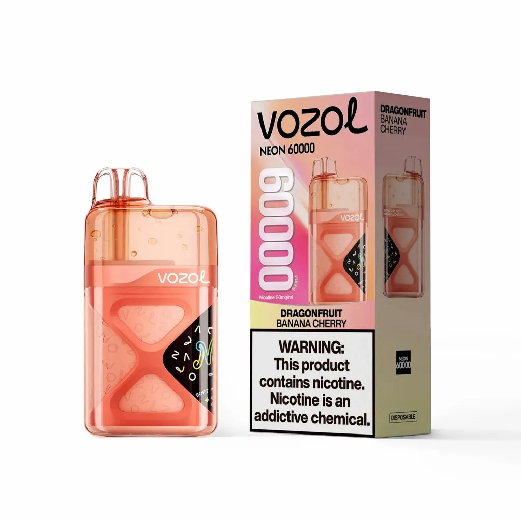 imgi 113 Vozol Neon 60000 Puffs Disposable Vape Dragonfruit Banana Cherry 1024x1024 1 Vivivapes Tiger Blood Flavor Profile Mix of Watermelon Strawberry and Coconut