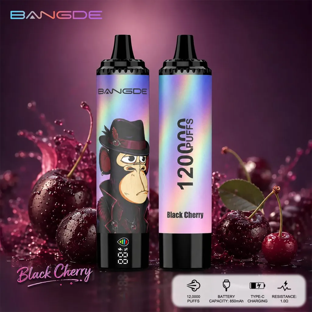 imgi 116 Bang DE 120K Puffs Black Cherry 1024x1024 1 Vivivapes Bang DE 120K puffs Black Cherry disposable vape flavor view