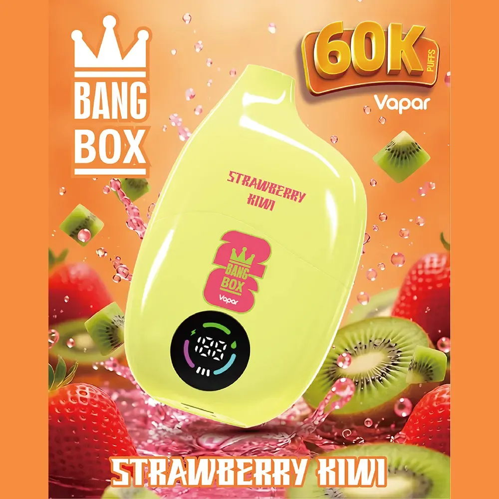 Bang Box 60K Puffs packaging for wholesale vape supplier near me orders
