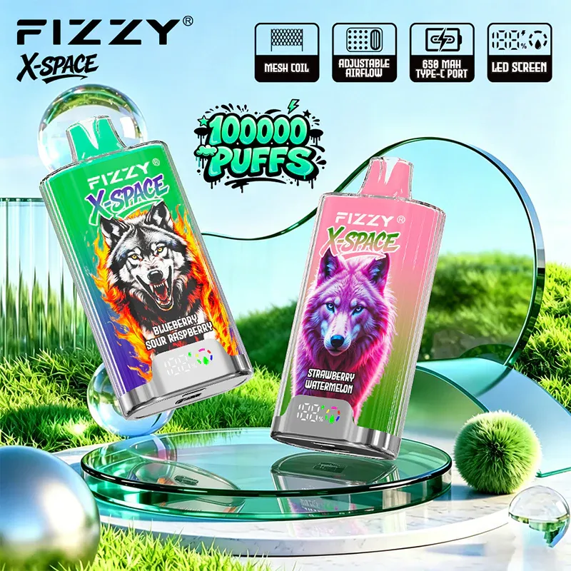 imgi 11 Fizzy100KX Space Vivivapes Exploded view of the dual mesh coil system inside Fizzy X SPACE 100K