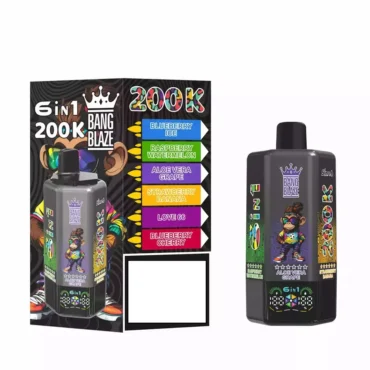 BANG BLAZE 200K Puffs 6-in-1 Flavor Switch Disposable Vape Wholesale - Smart Display Flagship