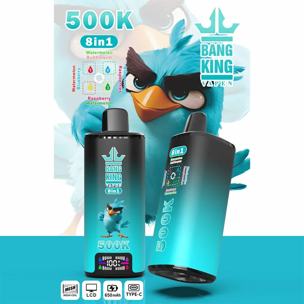 Bang King 500K 8in1 disposable vape