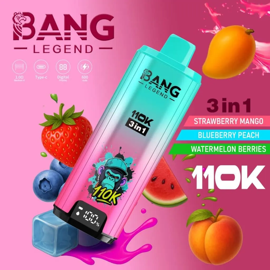 Bang Legend 110k Puffs 11000 wholesale vape supplies