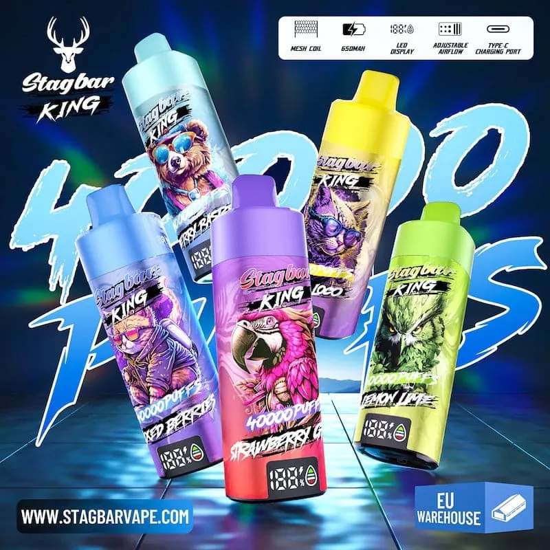 Stagbar King 40000 40k Puffs 36ML vape bulk buy wholesale 