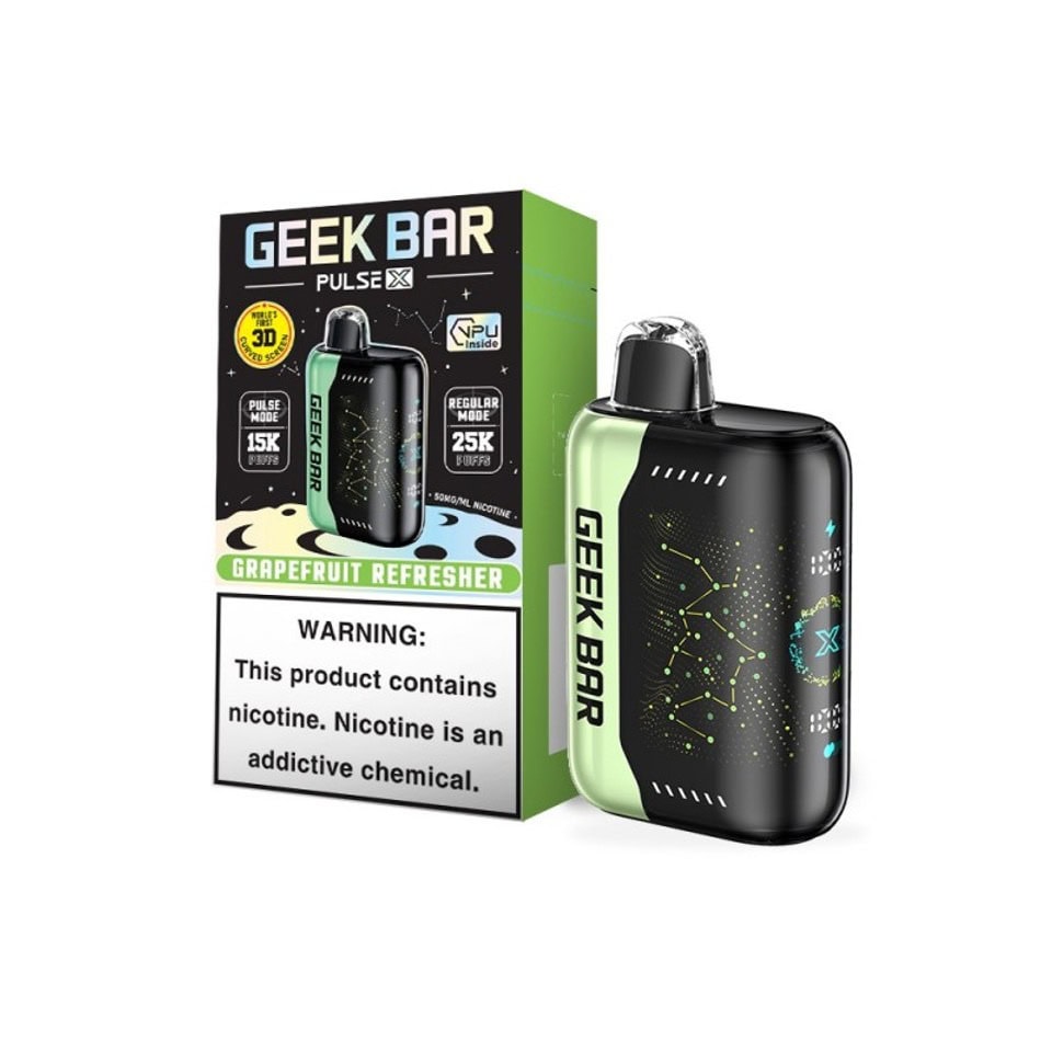 Geek Bar Pulse X 25K Puffs Disposable Vape Device | 18mL E-Liquid 5% Nicotine Dual Vaping Modes