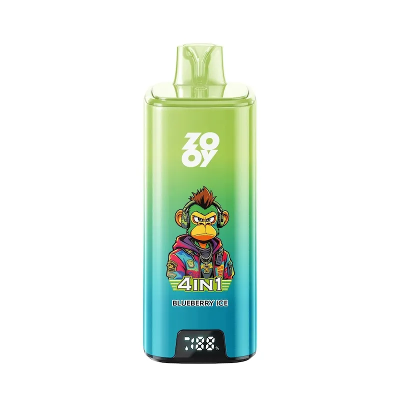 ZOOY 4in1 Quads 200K Puffs disposable vape main product display with four flavor indicators