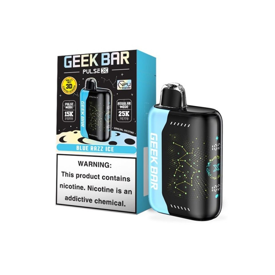 Geek Bar Pulse X 25K Puffs Disposable Vape Device | 18mL E-Liquid 5% Nicotine Dual Vaping Modes