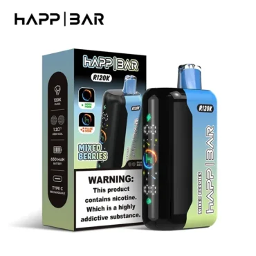 Wholesale display package box for HAPP BAR R120K 120000 puffs vape