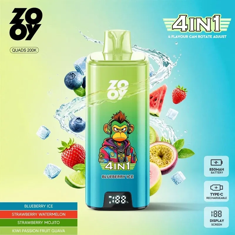 imgi 15 20260616194844ec2a2 Vivivapes Authentic ZOOY 4in1 Quads 200k Puffs