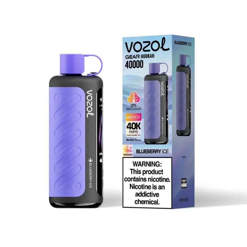 imgi 16 vozol gear hookah 40000 40k puffs vape flavor blueberry ice 800x800 1 Vivivapes Wholesale carton box packaging of Vozol Gear Hookah 40000 100pcs 13.3kg