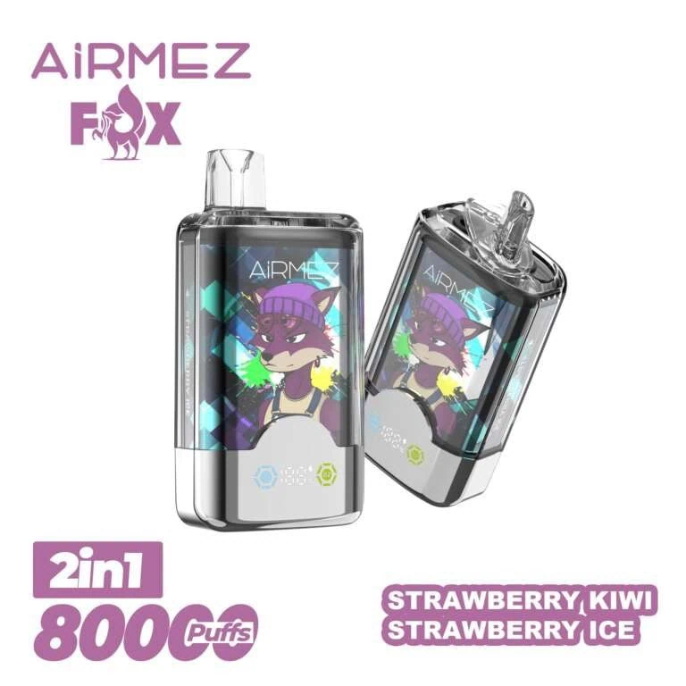 Airmez Fox 2 in 1 80000 Puffs best disposable vape 2025