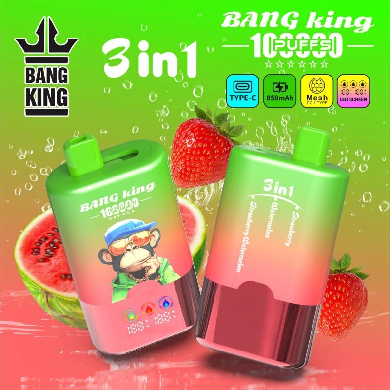 Bang King 100k Puffs Disposable Vape - 3 in 1 Triple Flavor , bangking vape 100000 Puffs