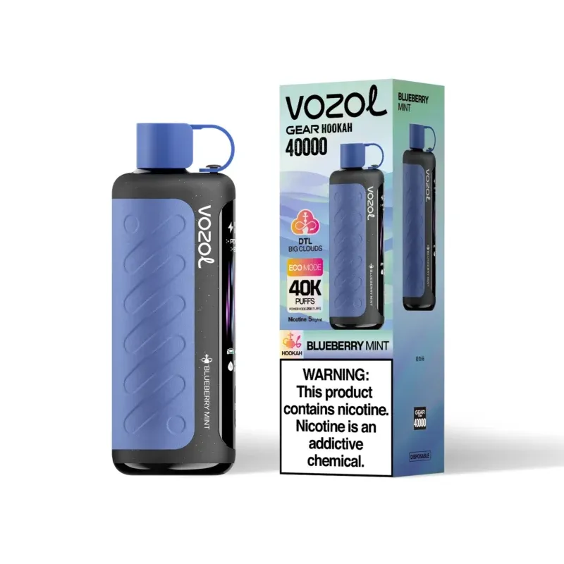imgi 17 vozol gear hookah 40000 40k puffs vape flavor blueberry mint 800x800 1 Vivivapes Grape Mint flavored Vozol Gear Hookah 40000 DTL vape