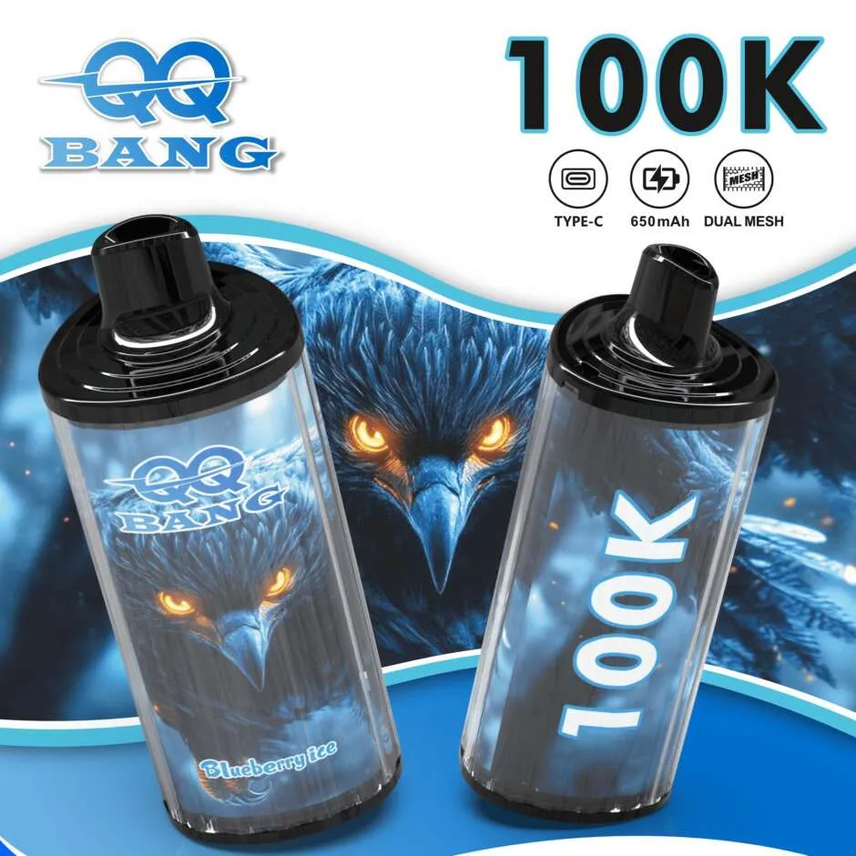 Using QQ Bang 100k Vape e-cigarette for an ultimate vaping experience