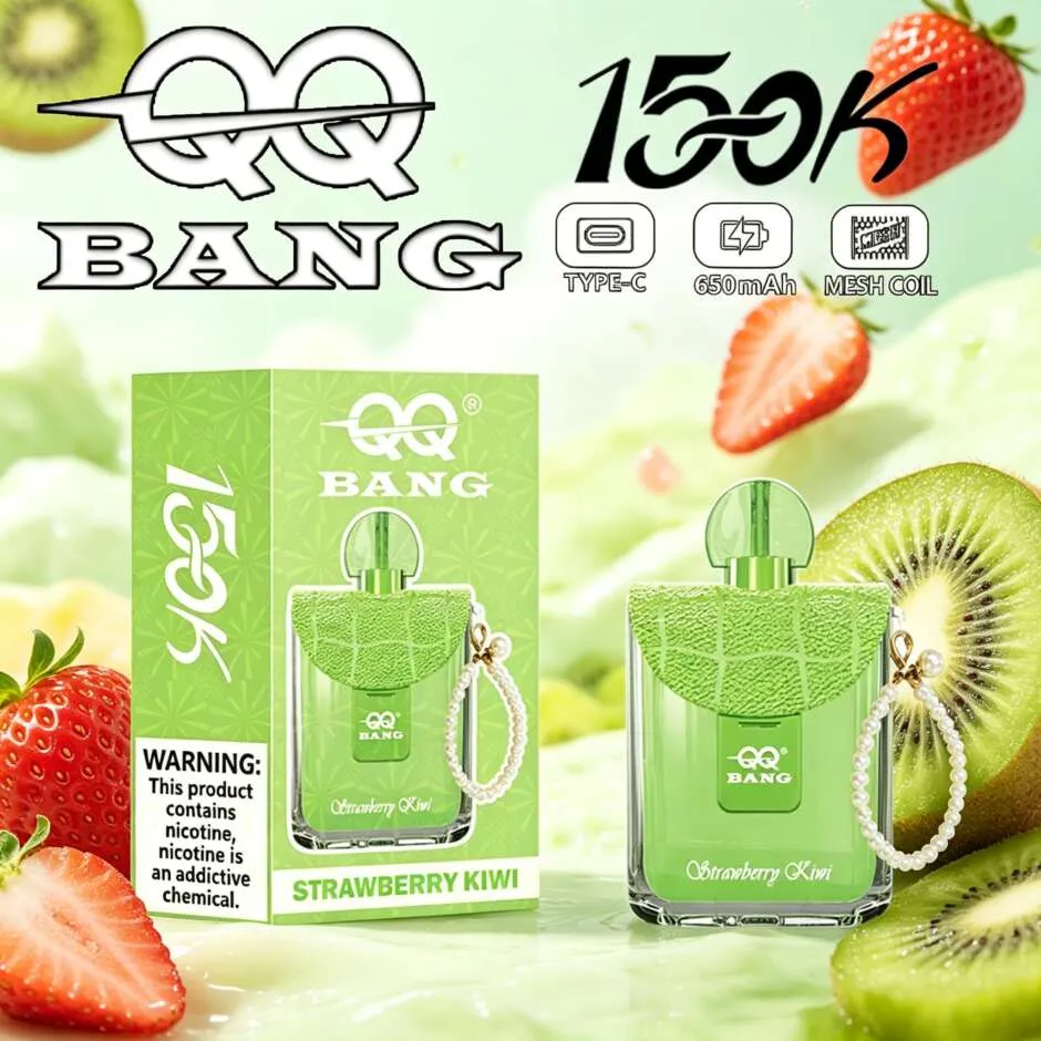 QQ Bang 150K Perfume Vape luxury perfume shaped disposable vape for women