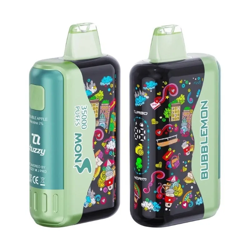 imgi 19 double apple bubblemon 35k Vivivapes Pre-filled 24ml e-juice structure (18ml plus 6ml dual chambers) on Bubblemon 35K