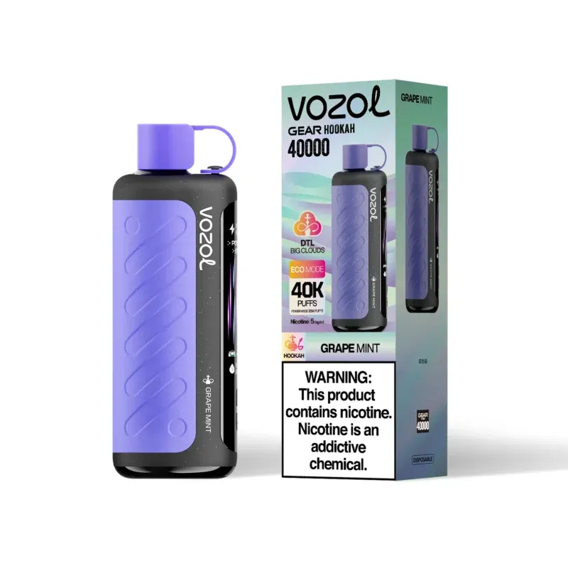 imgi 20 vozol gear hookah 40000 40k puffs vape flavor grape mint 800x800 1 Vivivapes ECO and Power mode switch on Vozol Gear Hookah 40000 puffs