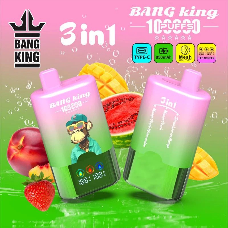 Bang King Vape 100k Puffs 100000 Disposable Vape | 3 in 1 Triple Flavor | 850mAh