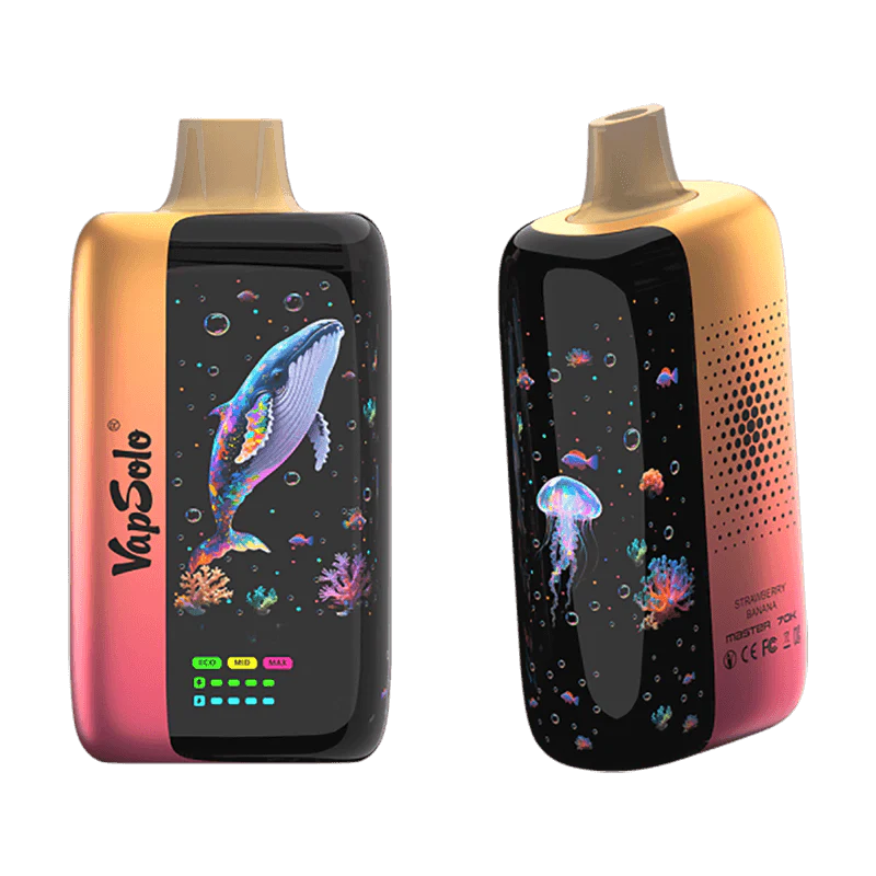 vapsolo master 70k 70000 Puff vape with adjustable airflow - Dual Mesh Coil, 3 Modes, Adjustable Airflow