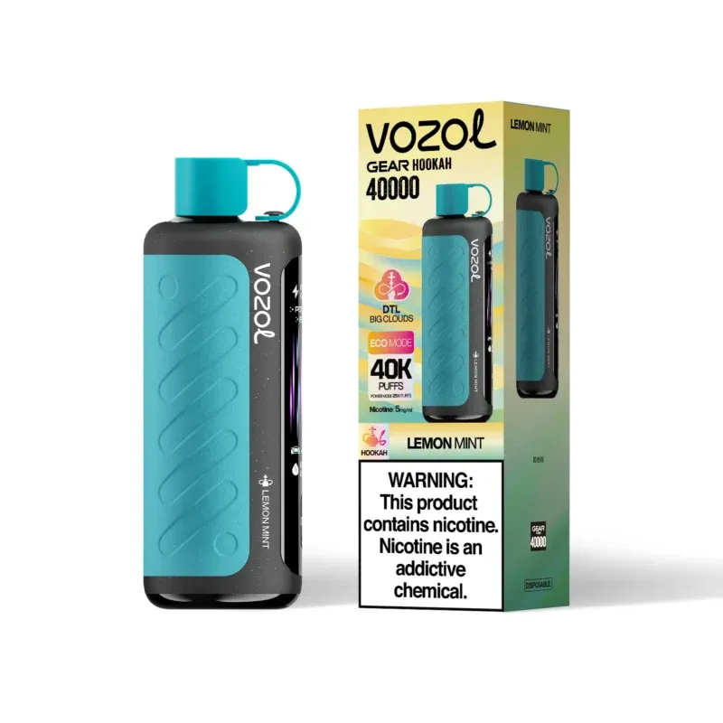 imgi 21 vozol gear hookah 40000 40k puffs vape flavor lemon mint 800x800 1 Vivivapes Bottom adjustable airflow control valve on Vozol 40k shisha vape