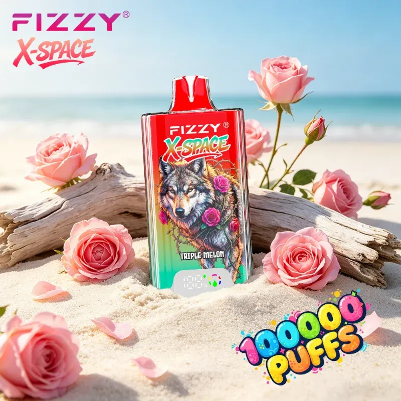 imgi 22 Fizzy X Space 100K 100000 Puffs Vape 2 Vivivapes Best long lasting disposable vape Europe premium mesh coil technology