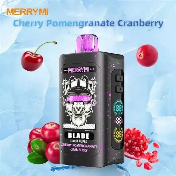 26ml pre-filled e-liquid capacity diagram for MerryMi Blade 30000 puffs device.