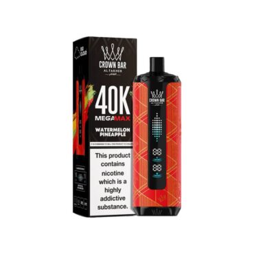 AL FAKHER MEGA MAX 40K 40000 Puff Rechargeable Disposable Vape Kit - 30mL E-Liquid, LED Display, 45 Flavors