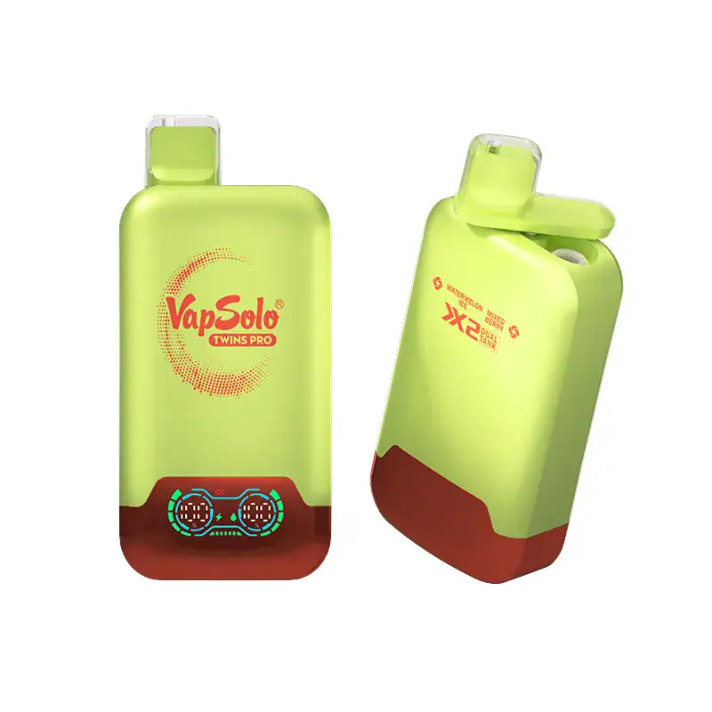 Vapsolo Twins Pro 50000 Puffs Long-lasting disposable vape with display 