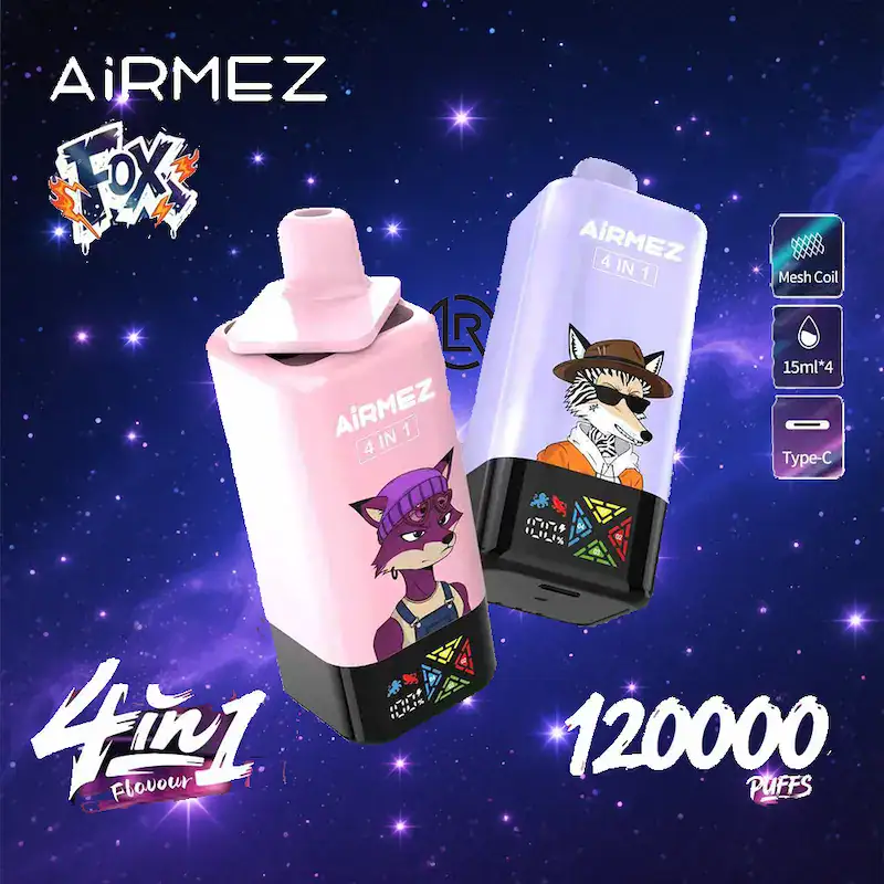 Airmez FOX 4IN1 120k long lasting vape for sale