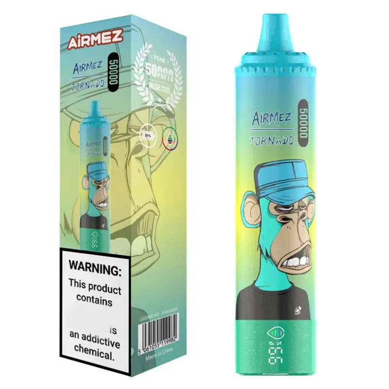 Airmez 50k Puffs Fresh Mint Flavor Disposable Vape
