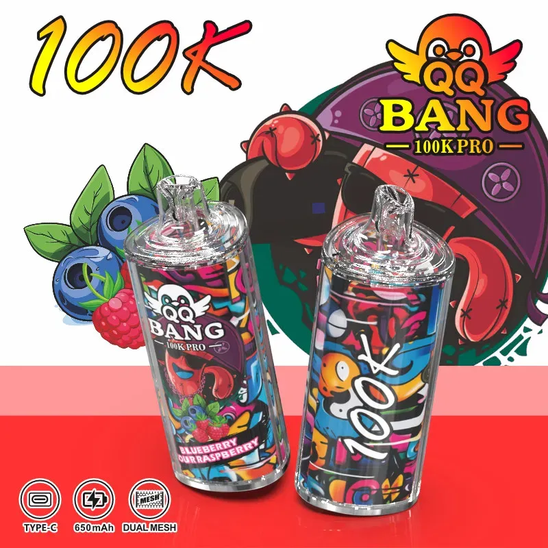 imgi 350 qq bang 100k pro blueberry sour raspberry promo Vivivapes Advanced 0.5 ohm mesh coil structure inside QQ BANG 100K Pro