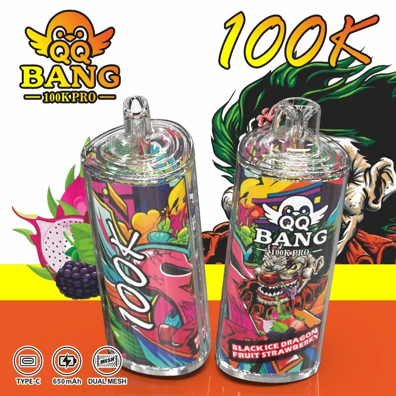 imgi 388 qq bang 100k pro black ice dragon fruit strawberry promo Vivivapes QQ BANG 100K Pro Blueberry Sour Raspberry flavor pod