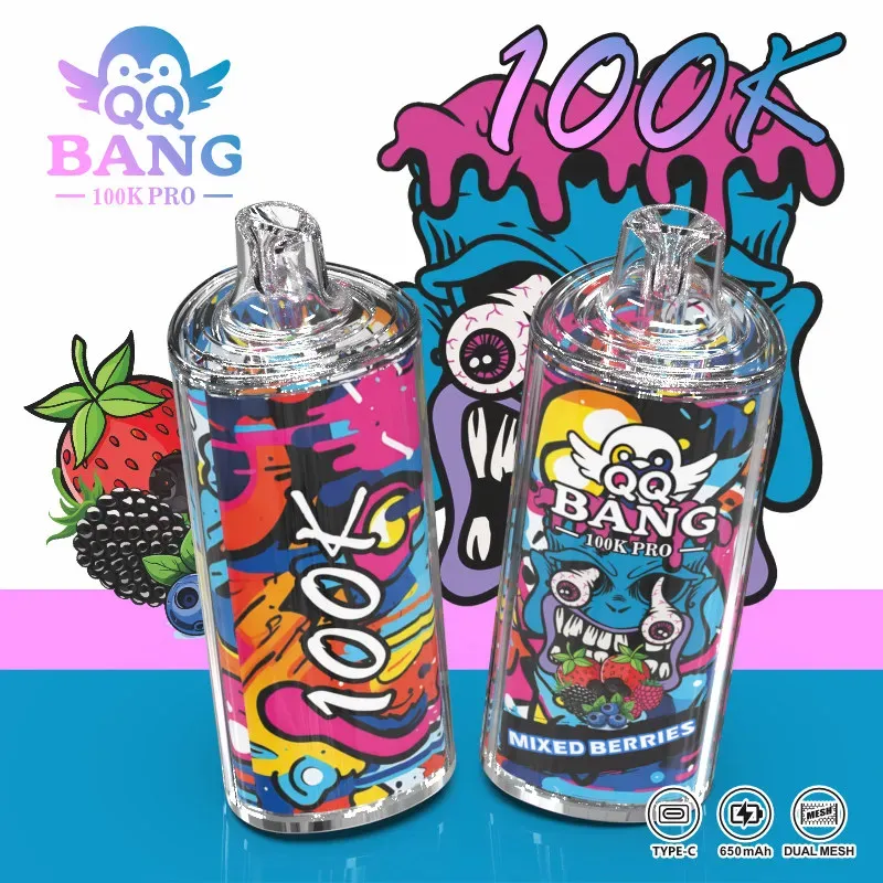 QQ BANG 100K Pro Lemon Peach Passion Fruit disposable vape