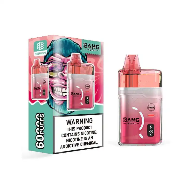 Bang Legend Geek 60k Puffs 60000 Disposable Vape - 19ml E-Liquid & Dual Mesh Coil Adjustable Airflow