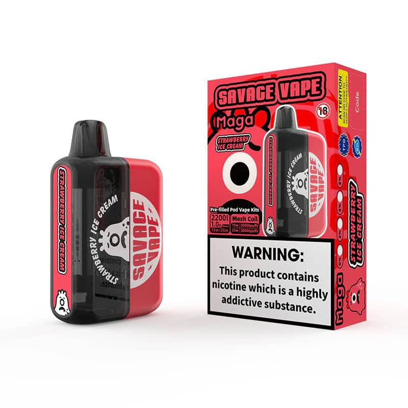 SAVAGE MAGA 50000 Puffs Disposable Vape with Adjustable Power