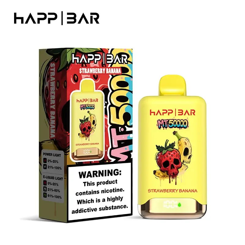 Happ Bar MT50000 50k Puff Disposable Vape Wholesale 2% 5% Nicotine 650mAh Rechargeable
