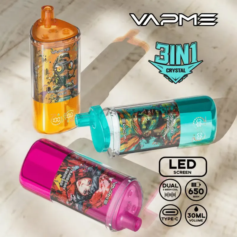 160 pieces per case Vapme Crystal 30K wholesale