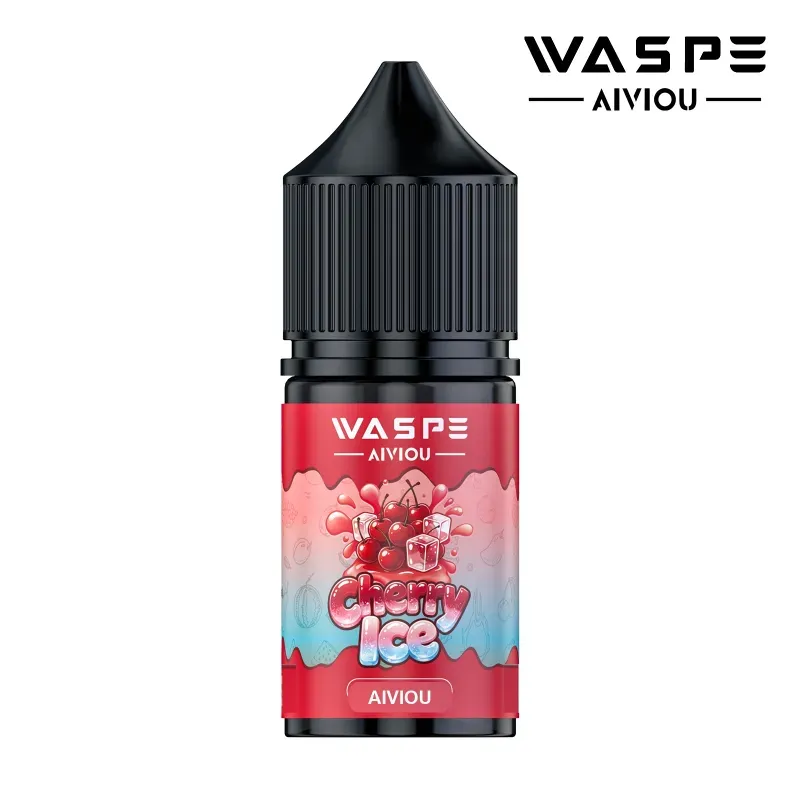 imgi 444 waspe aiviou 08 cherry ice product image Vivivapes WASPE 30ml nic salt e liquid bottle in grape ice flavor edition