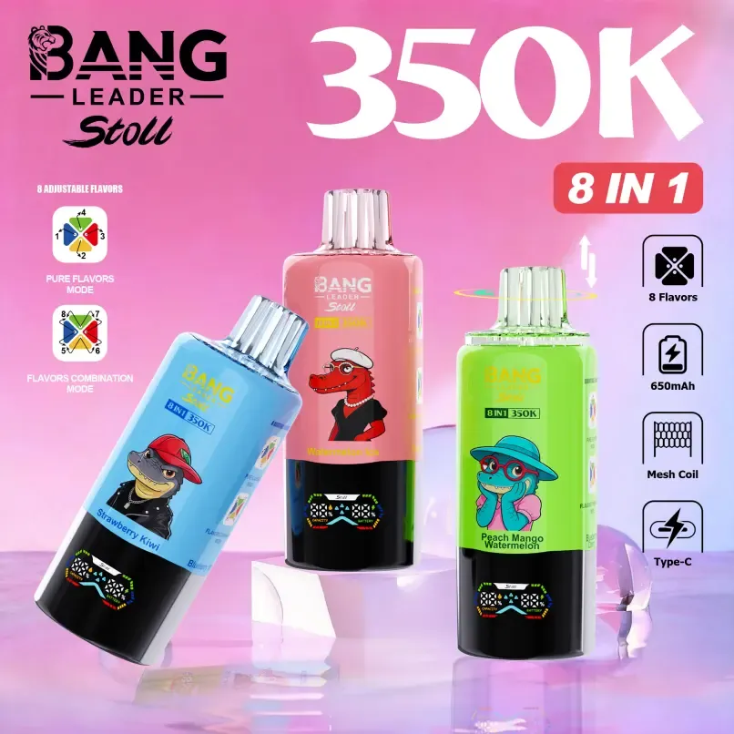 Bang Leader 350K Puffs 8-in-1 flavor switching feature
