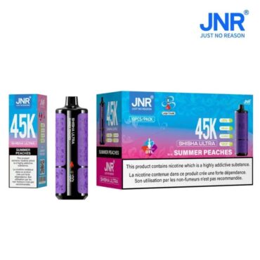 Puff JNR Shisha Ultra 45k 45000 Puffs | Triple Mesh Coil | 40ml Prefilled E-Liquid | 2% Nicotine | Adjustable Airflow | Smart LED Display