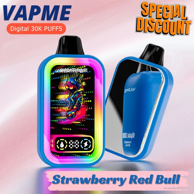 850mah Type-C rechargeable port on VAPME DIGITAL 30000