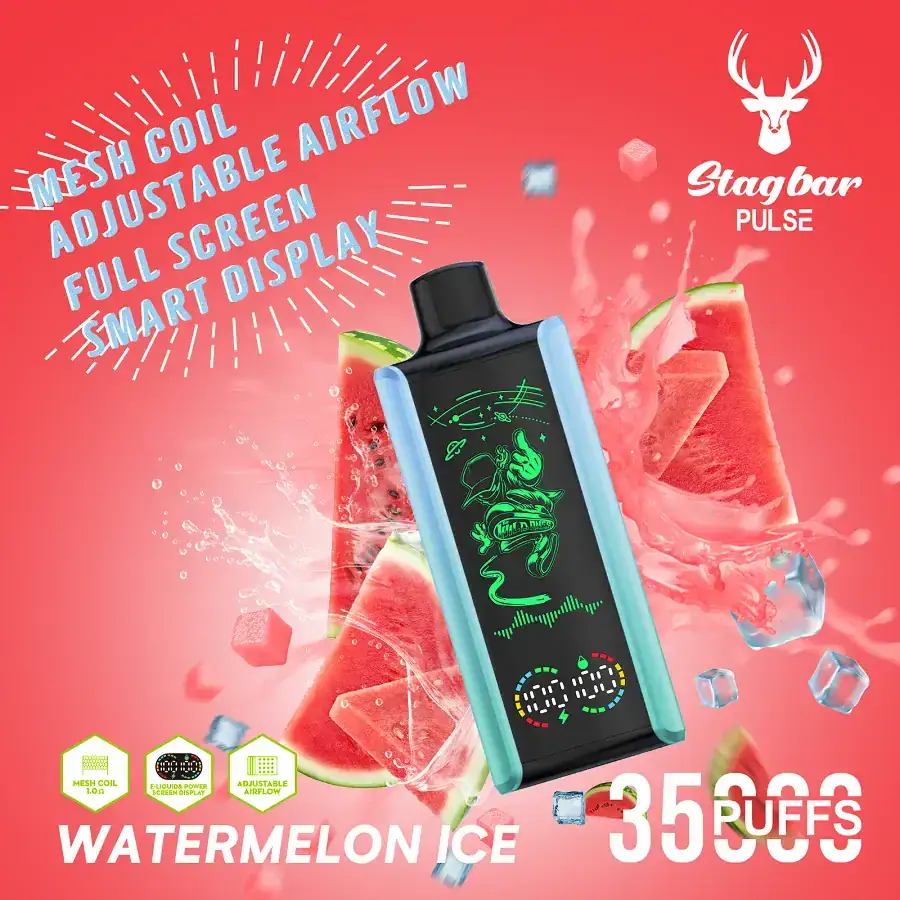 Stag bar Pulse 35000 rechargeable disposable vape 